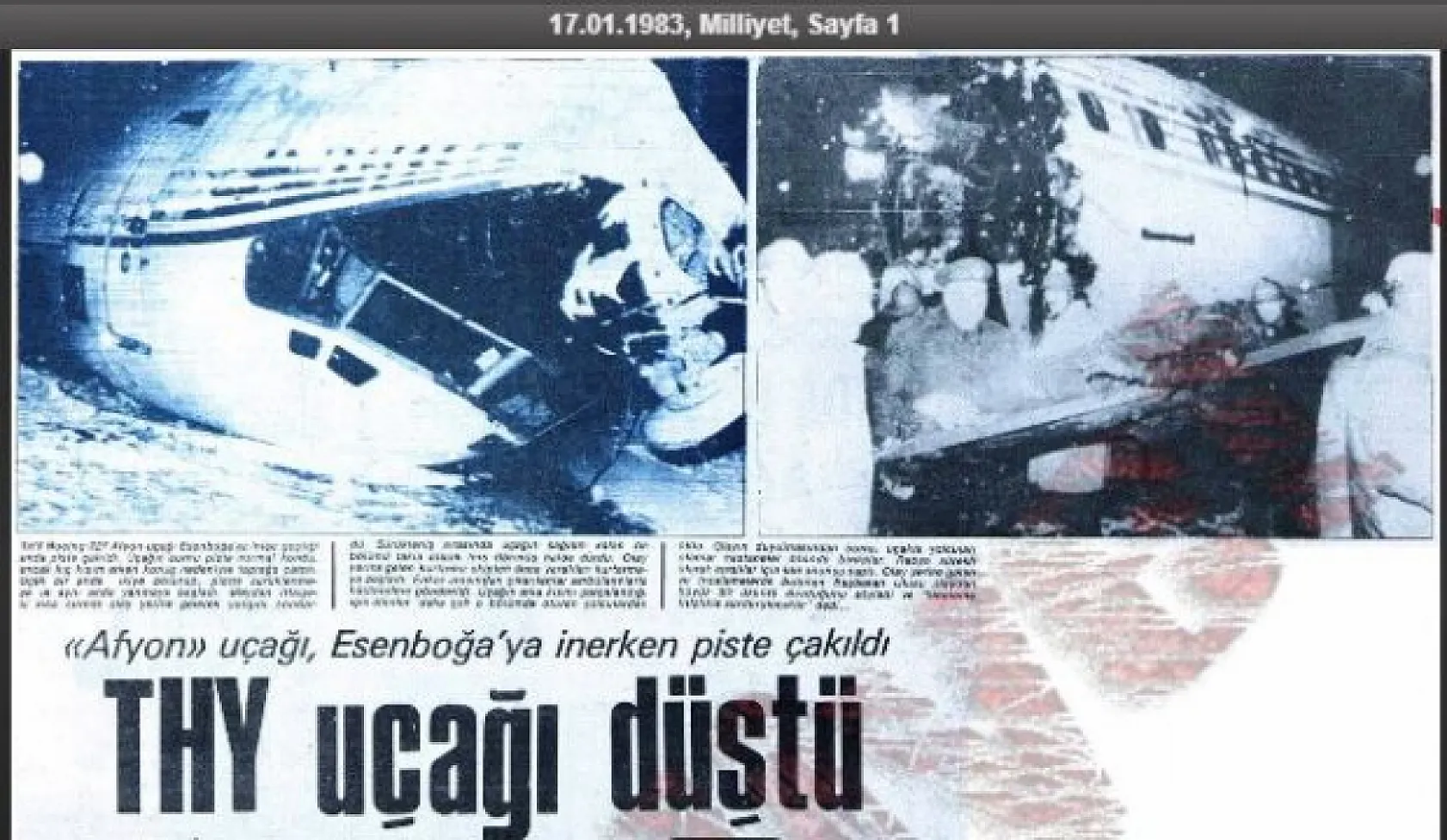 THY'nin Afyon Uçağına Ne Oldu?