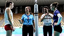 Afyon'un Voleybol Hakemi Kadın Öğretmen Balkan Şampiyonasında Hakemlik Yaptı
