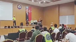 Afyon'da Motosiklet Kullanıcılarına Bilgilendirme