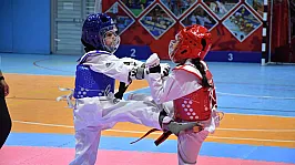 Afyonkarahisar'da Minikler Taekwondo Müsabakaları Sonuçlandı