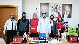 Başhekim Balcı, Türk Kızılayı Yöneticilerini Ağırladı