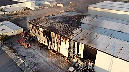 Fabrika Yangını Büyümeden Söndürüldü
