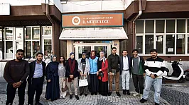Filistinli öğrenciler Müftülükte!