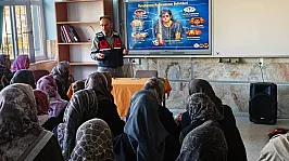 Jandarma İscehisar'da Uyuma Uygulamasını Anlattı
