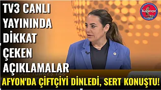 Afyon'da Çiftçiyi Dinledi, Sert Konuştu!