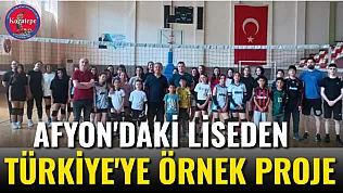 Afyon'daki Liseden Türkiye'ye Örnek Proje