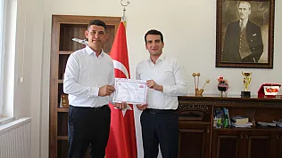 Örnek Muhtara Teşekkür Belgesi