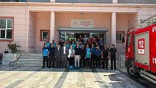 Sağlık Müdürlüğündeki Yangın Tatbikatı Gerçeğini Aratmadı
