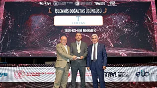 Tureks'e Doğal Taş İhracatında 4 Ödül Birden