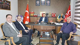 TV3 Heyetinden MHP İl Başkanı Kahveci'ye Ziyaret