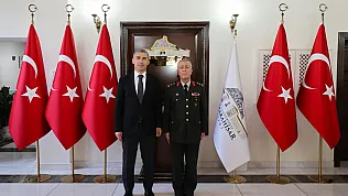Vali Aktaş, Tümgeneral Diker'i Kabul Etti