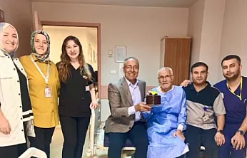 82 Yaşındaki Hastaya Mutlu Sürpriz