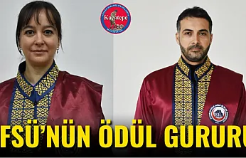 AFSÜ'nün Ödül Gururu