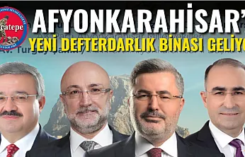 Afyon'a Yeni Defterdarlık Binası Geliyor