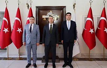Afyon'da 3 Önemli İsim Vali Aktaş'ın Makamında