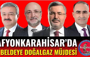 Afyon'da 4 Beldeye Doğalgaz Müjdesi