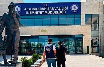 Afyon'da Aranan Hükümlü Yakayı Ele Verdi