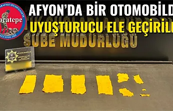 Afyon'da Bir Otomobilde Uyuşturucu Ele Geçirildi