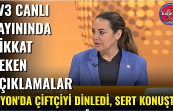 Afyon'da Çiftçiyi Dinledi, Sert Konuştu!