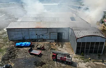 Afyon'da Fabrika Yangını Korkuttu
