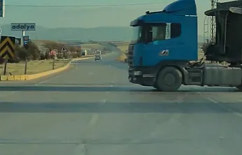 Afyon'da Faciadan Dönüldü… O Anlar Kamerada