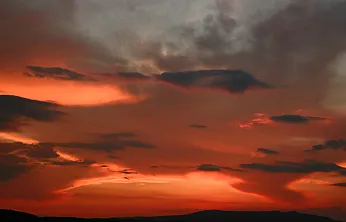 Afyon'da Gün Batımı Nefes Kesti