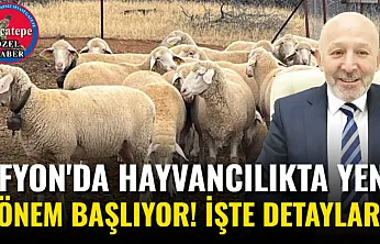 Afyon'da Hayvancılıkta Yeni Dönem Başlıyor! İşte Detaylar…