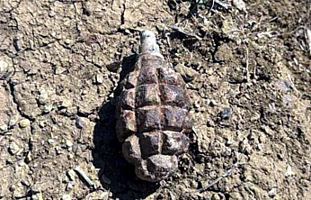 Afyon'da Tarlasını Sürerken Patlamamış El Bombası Buldu