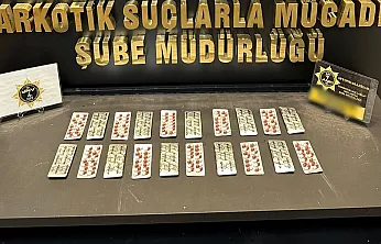 Afyon'da Torbacı Üzerinden 280 Adet Uyuşturucu Çıktı