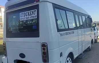Afyon'da Uydukent Minibüslerine Bir Gün Ara