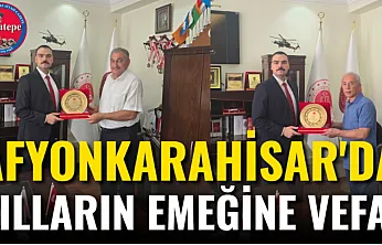 Afyon'da Yılların Emeğine Vefa!