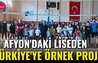 Afyon'daki Liseden Türkiye'ye Örnek Proje