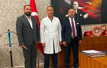 Afyon Devlet Hastanesi'nde Dikkat Çeken Ziyaret!