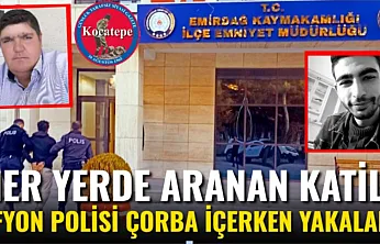 Afyon Polisi Çorba İçerken Yakaladı