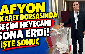Afyon Ticaret Borsasında Seçim Heyecanı Sona erdi! İşte Sonuç