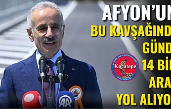Afyon'un Bu Kavşağında Günde 14 Bin Araç Yol Alıyor