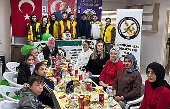 Afyon Zafer Lions Kulübü'nden Anlamlı Etkinlik