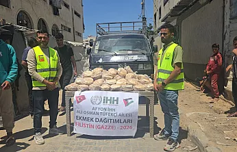 Afyonkarahisar'lı Bağışçıların Emanetleri Gazze'ye Ulaştı