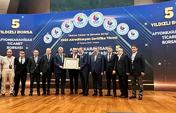 Afyonkarahisar Ticaret Borsası 5 Yıldızlı