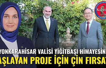 Afyonkarahisar Valisi Yiğitbaşı Himayesinde Başlayan Proje İçin Çin Fırsatı