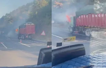 Afyonlu Tır Şoföründen Yangın Tepkisi: Bizim Millete Seyir Lazım, Seyir!