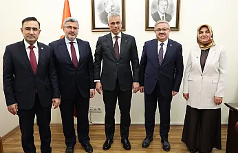 AK Parti heyetinden Bakan Memişoğlu'na ziyaret