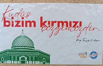 AK Partili Gençler: Filistinli Kardeşlerimizin Yanındayız