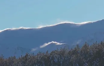 Akdağ Tabiat Parkında Masalsı Kış Manzarası