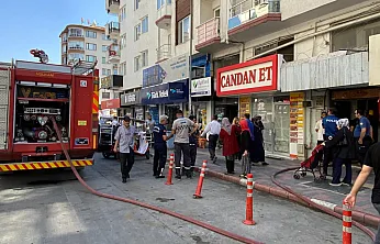 Ambaryolunda Yangına Müdahale Ediliyor