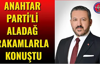 Anahtar Parti'li Aladağ Rakamlarla Konuştu