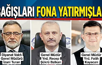 Bağışları Fona Yatırmışlar