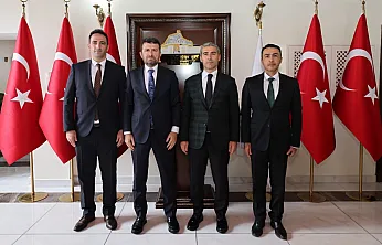 Basın İlan Kurumu Yetkilileri Vali Aktaş İle Bir Araya Geldi