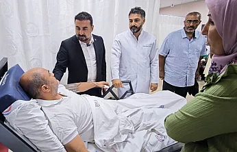 Başkan Kavak, Hastane Ziyaretlerine Devam Ediyor