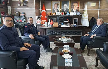 Başkan Özaşkın, Şuhut'ta Kolluk Kuvvetleriyle Görüştü